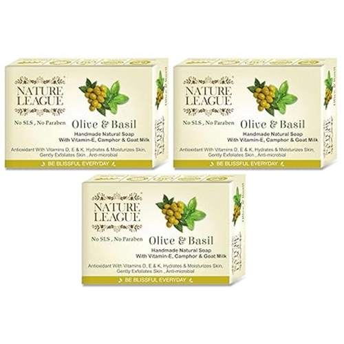 Olive & Basil Natural Soap-300Grams